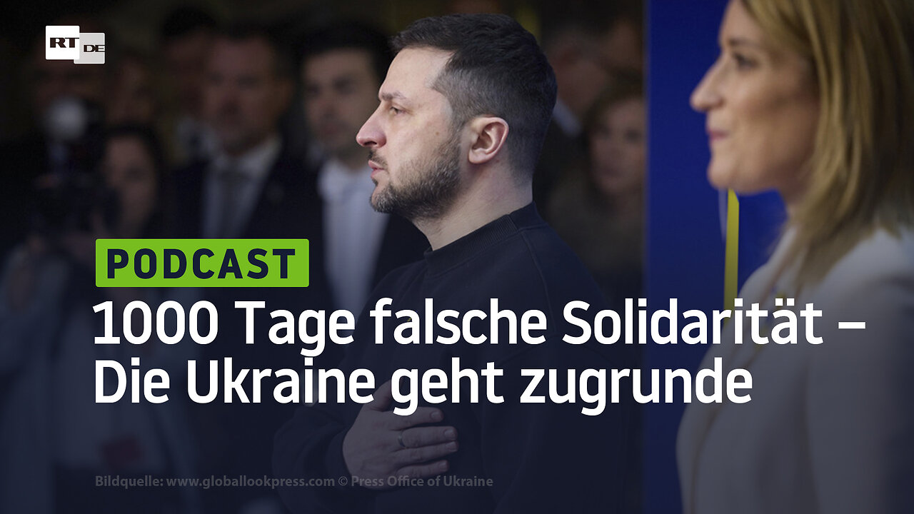 1000 Tage falsche Solidarität – die Ukraine geht zugrunde, die EU feiert sich selbst