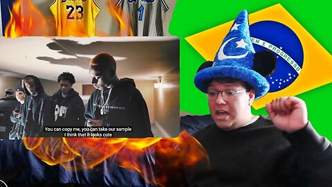 AMERICAN REACTS TO BRAZILIAN RAP | Ft. RECAYD MOB