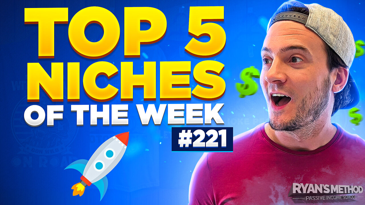 TOP 5 NICHES 🔥 Print on Demand Niche Research # 221 — (8/18/2024)