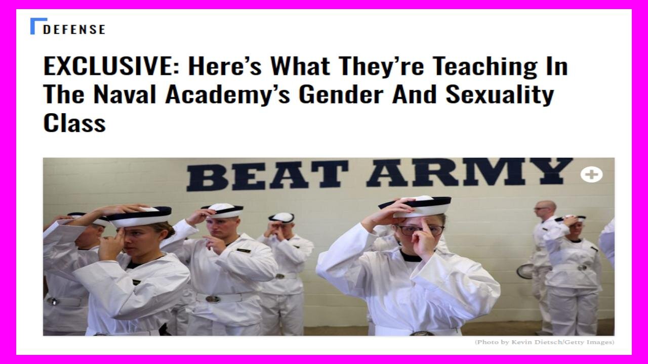 Why Does The US Navy Have A Gender Studies Program