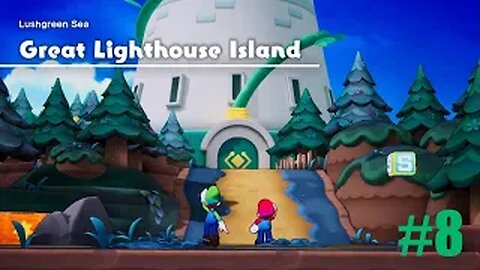 Mario & Luigi Brothership Part 8: Exploring Lushgreen Sea Great Lighthouse Island!