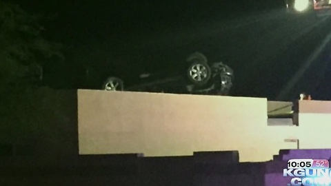 Witnesses speak out after car lands on top of home on eastside