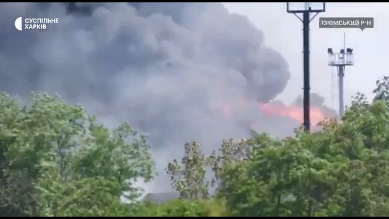 Shebelinsky gas processing facility in Kiev-controlled part of Kharkov region burns for 5th day