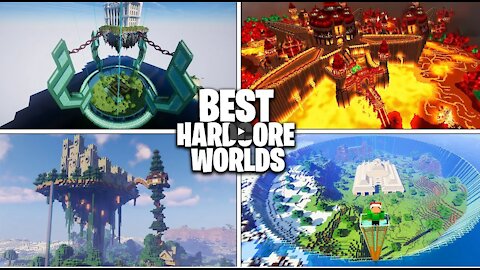 6 BEST Minecraft Hardcore Worlds (Hardcore MEGA BASES)