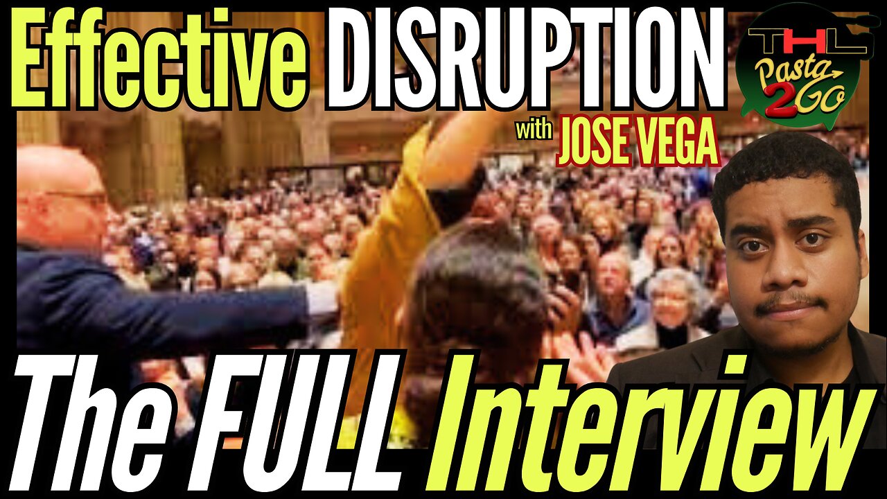 Jose Vega conducts SHOCKING Protests against Establishment SHILLS - The FULL Interview