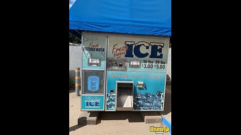 2013 Kooler Ice Model IM2500 Bagged Ice and Filtered Water Vending Machine For Sale in Texas