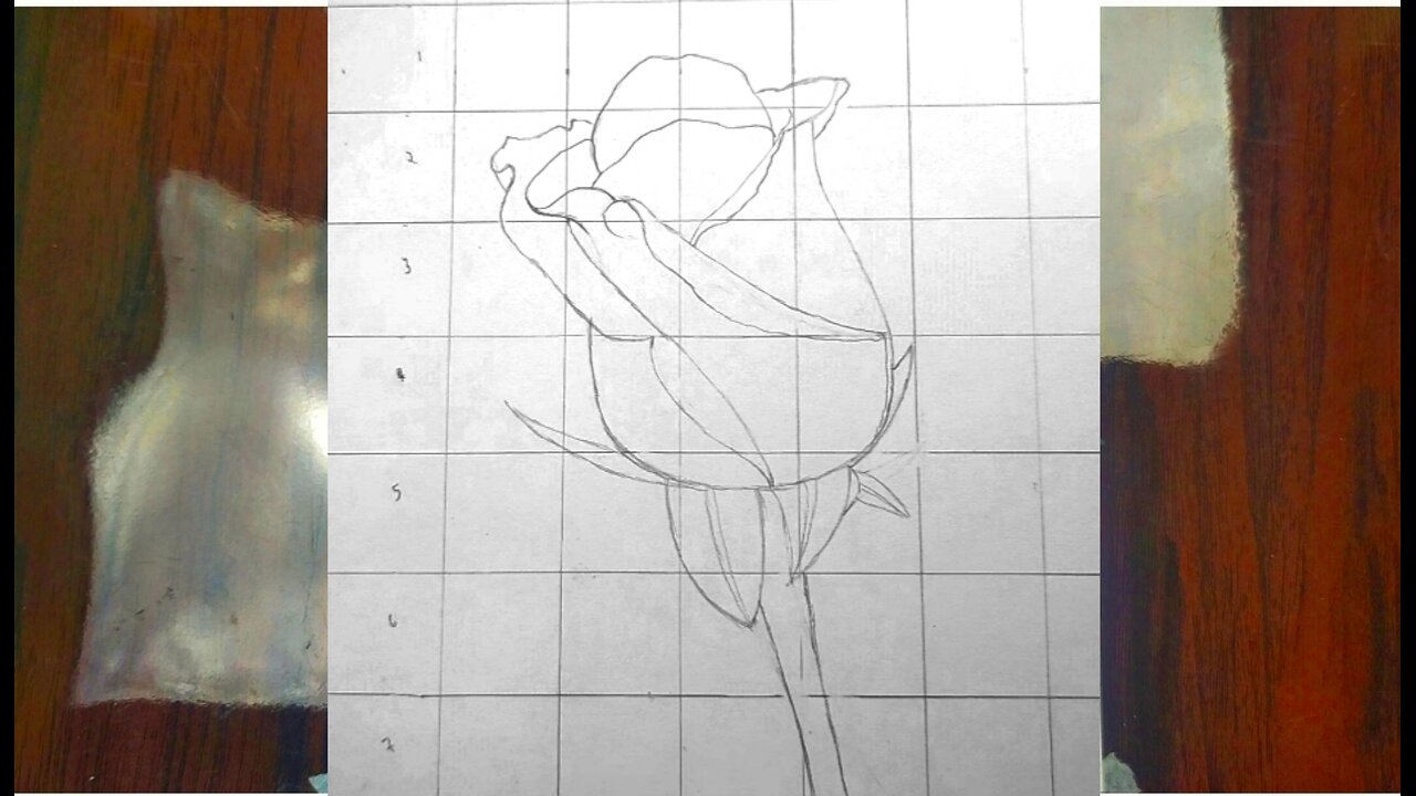 How to draw a 🌹 rose drawing #Rumble Braj artist vk YT