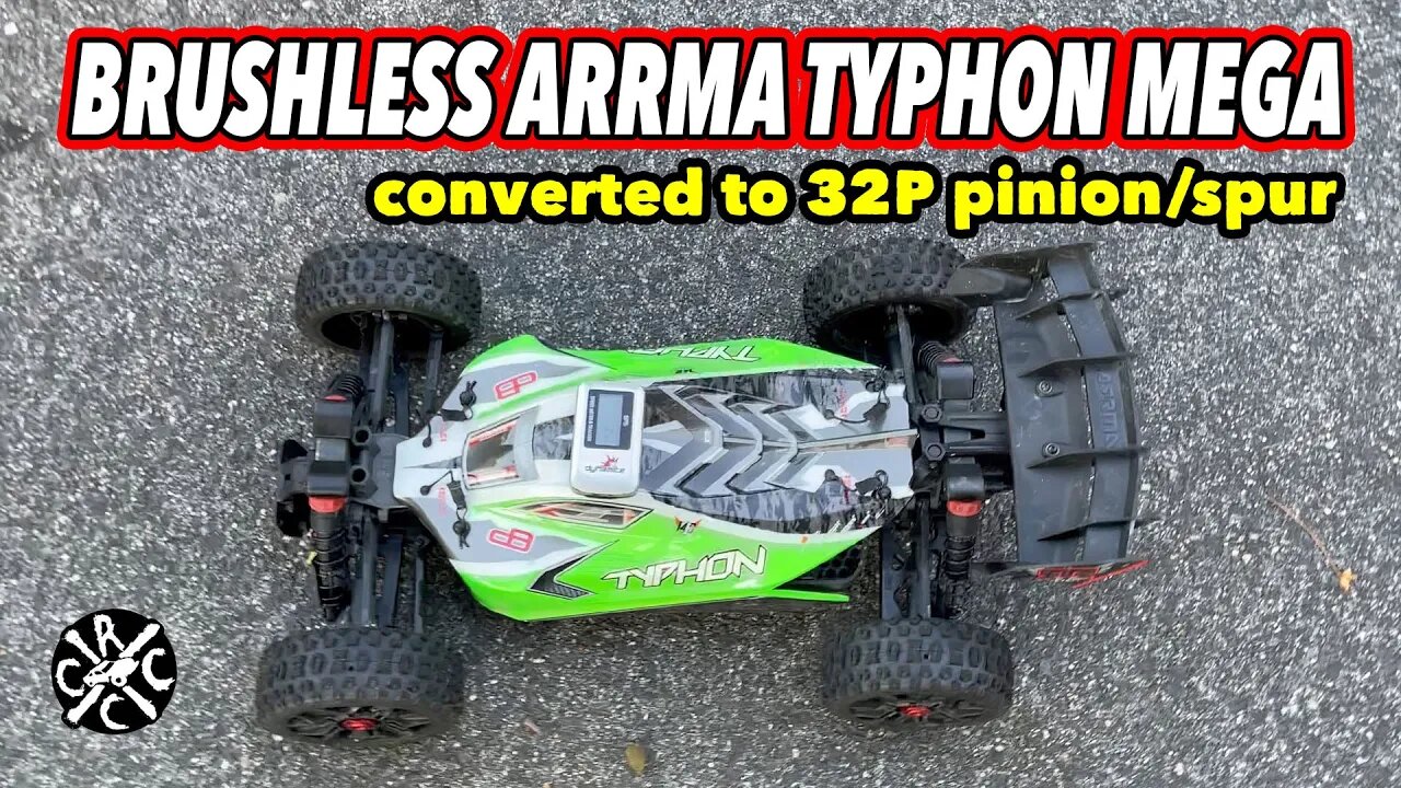 ARRMA Typhon Mega Brushless Conversion With A 32P Slipper Clutch Upgrade