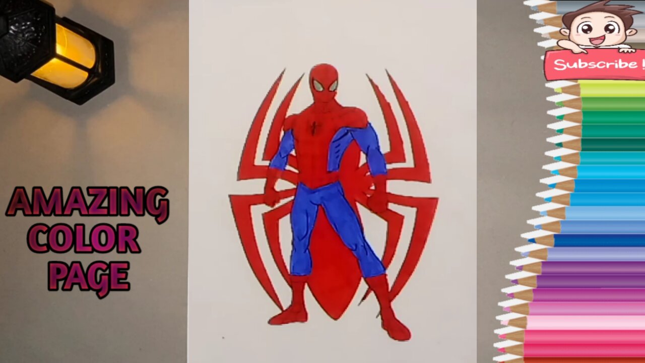 Fun and relaxing videos | spiderman coloring book | #spiderman | #rumbel