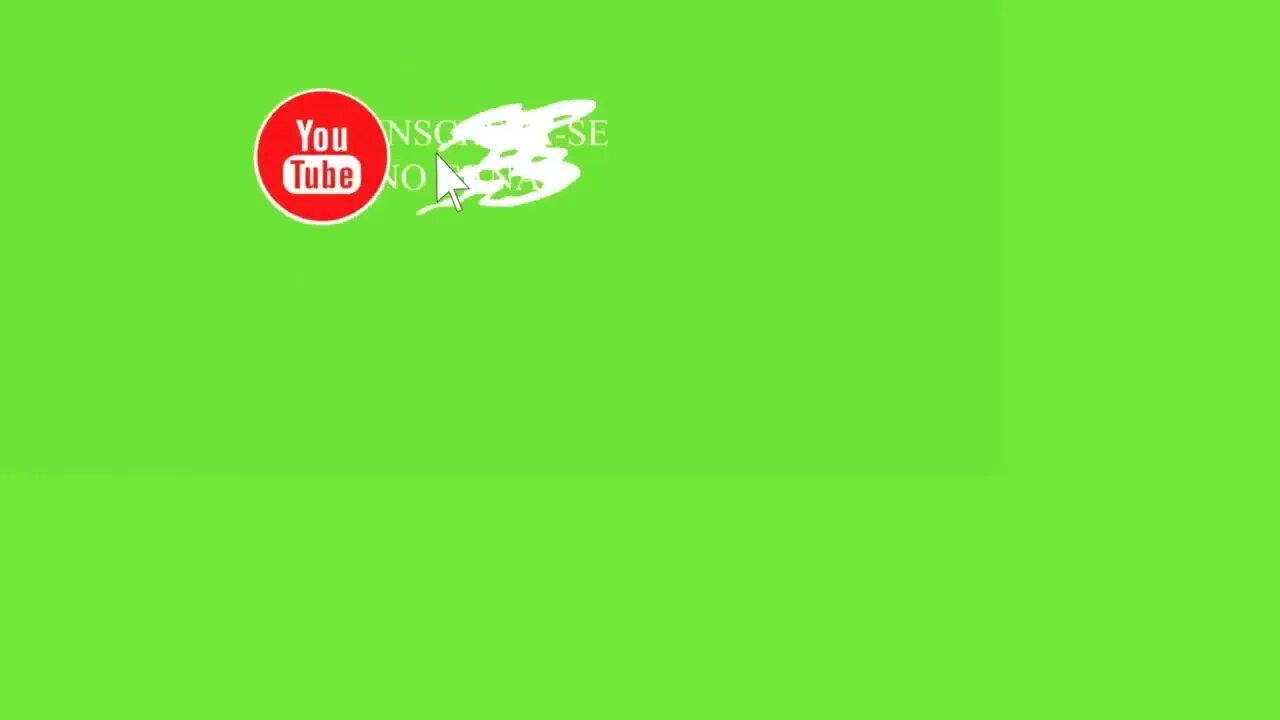Chroma key botão inscreva-se green screen