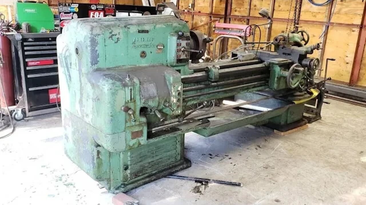 New addition to the shop! American Pacemaker Lathe 16x54