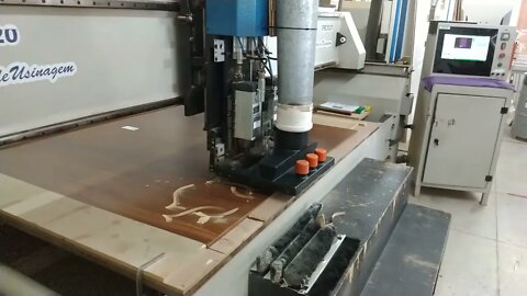 Usinagem em MDF nova imbuia da arauco 15mm!