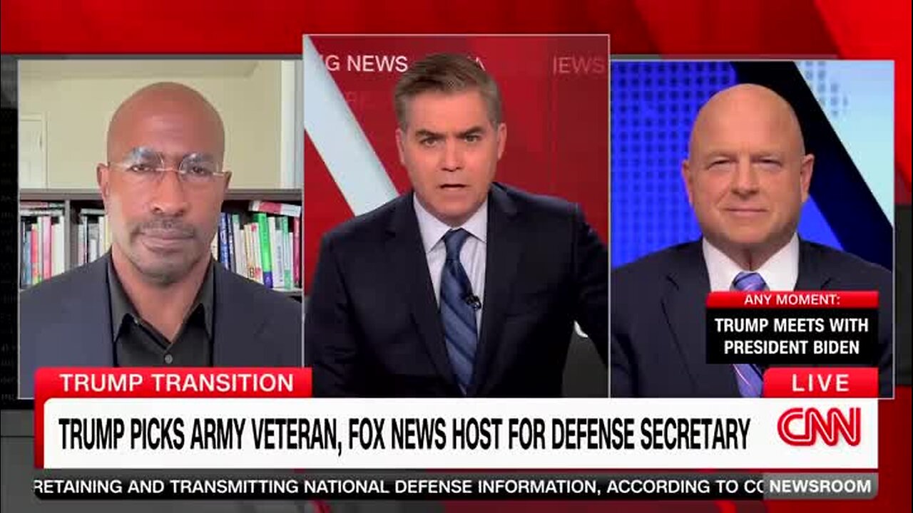 Van Jones: Pete Hegseth Is Fox News Host Who Used To Be in the Military, if That’s the Standard, It’s Very Alarming