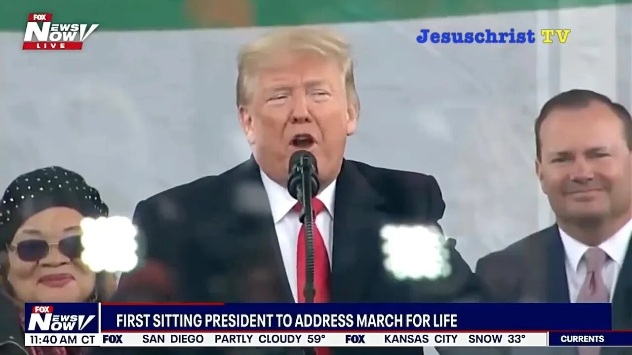 HISTORIC! Trump EMOTIONAL SPEECH at March For Life Rally! STOP ABORTION / Slaughter of unborn babies