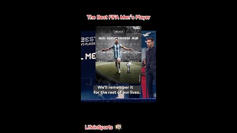 2023 Best FIFA Men’s Player - Lionel Messi (Paris Saint-Germain/Argentina)