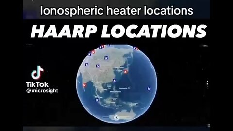 🌍 HAARP locations around the world
