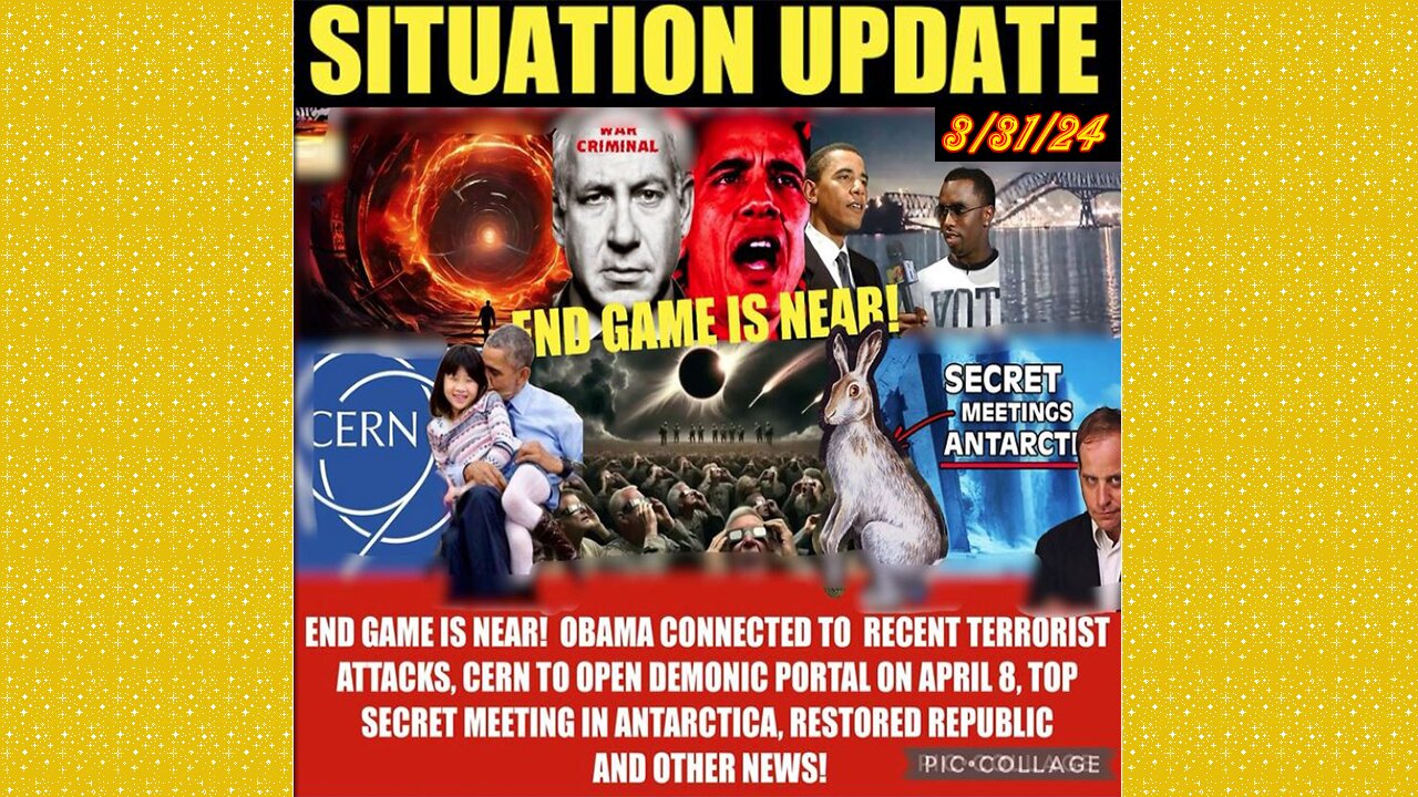SITUATION UPDATE 3/31/24 - Child Trafficking/Sra/Mk Ultra, Gcr/Judy Byington Update, Us Republic