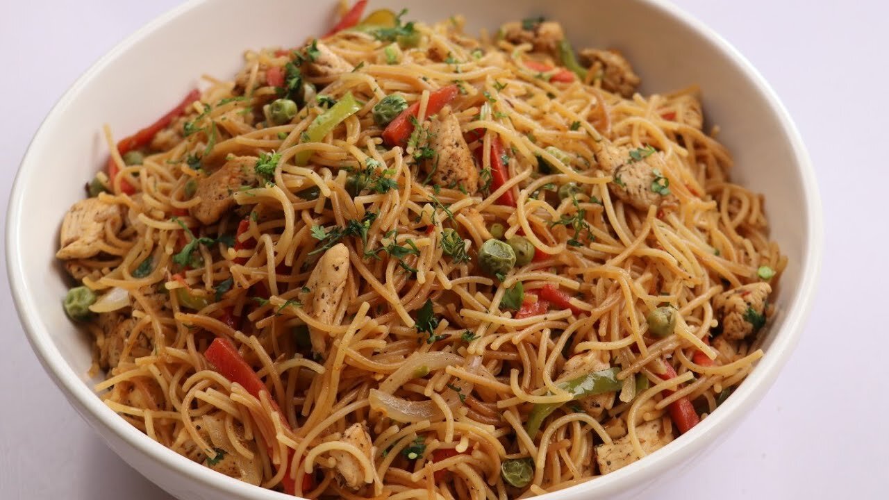 Chicken & Vegetable Vermicelli, Pasta Special Recipe