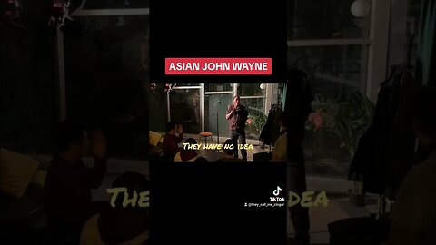 Asian John wayne Zinger standup comedy