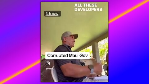 Maui Resident Met with the Hawaii Governor and Land Developers - NOTHING FOR THE PEOPLE!