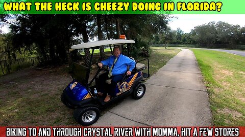 Bike ride through Crystal river with the Magicycle Deer mini and Keteles XF4000 construction, stores