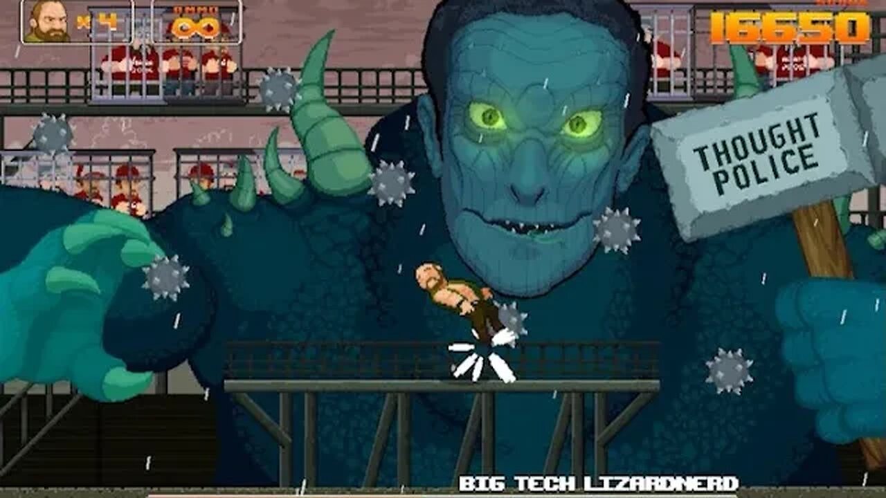 Alex Jones Video Game full playthrough, Donald Trump, Bill Clinton, Tony Fauci, Hillary Clinton