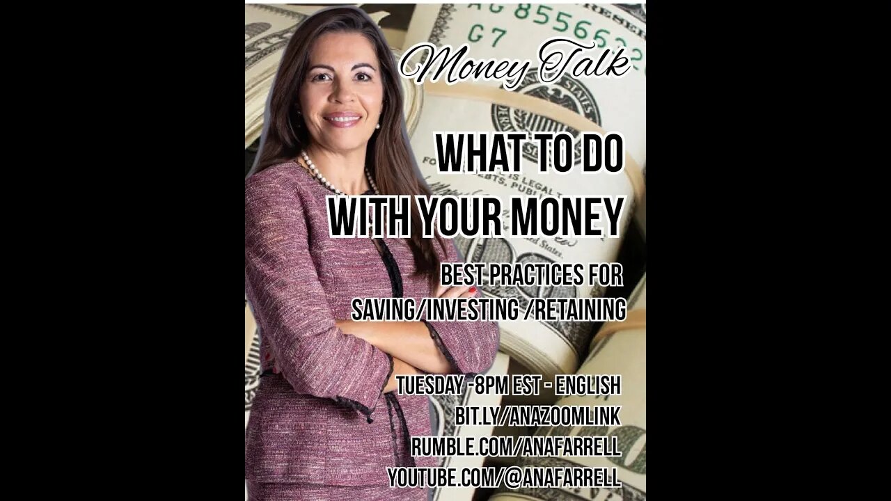 Money Talk Episode 9. What to do with your Money