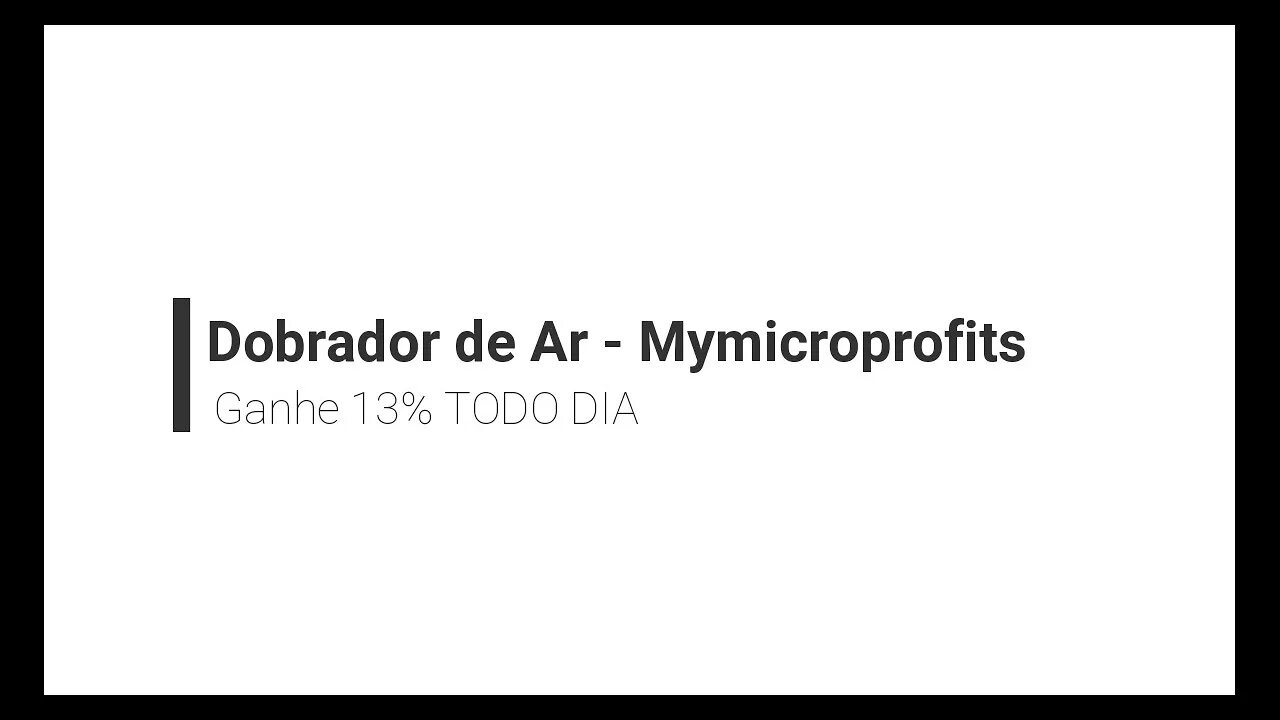 Finalizado - Dobradores de ar - Mymicroprofits