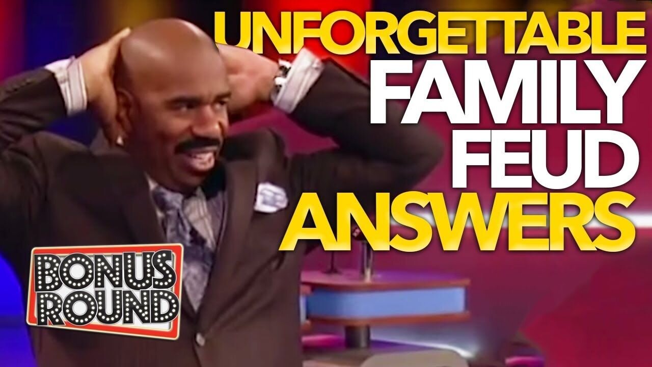 Answers That Made STEVE HARVEY Throw His Card on Family Feud!