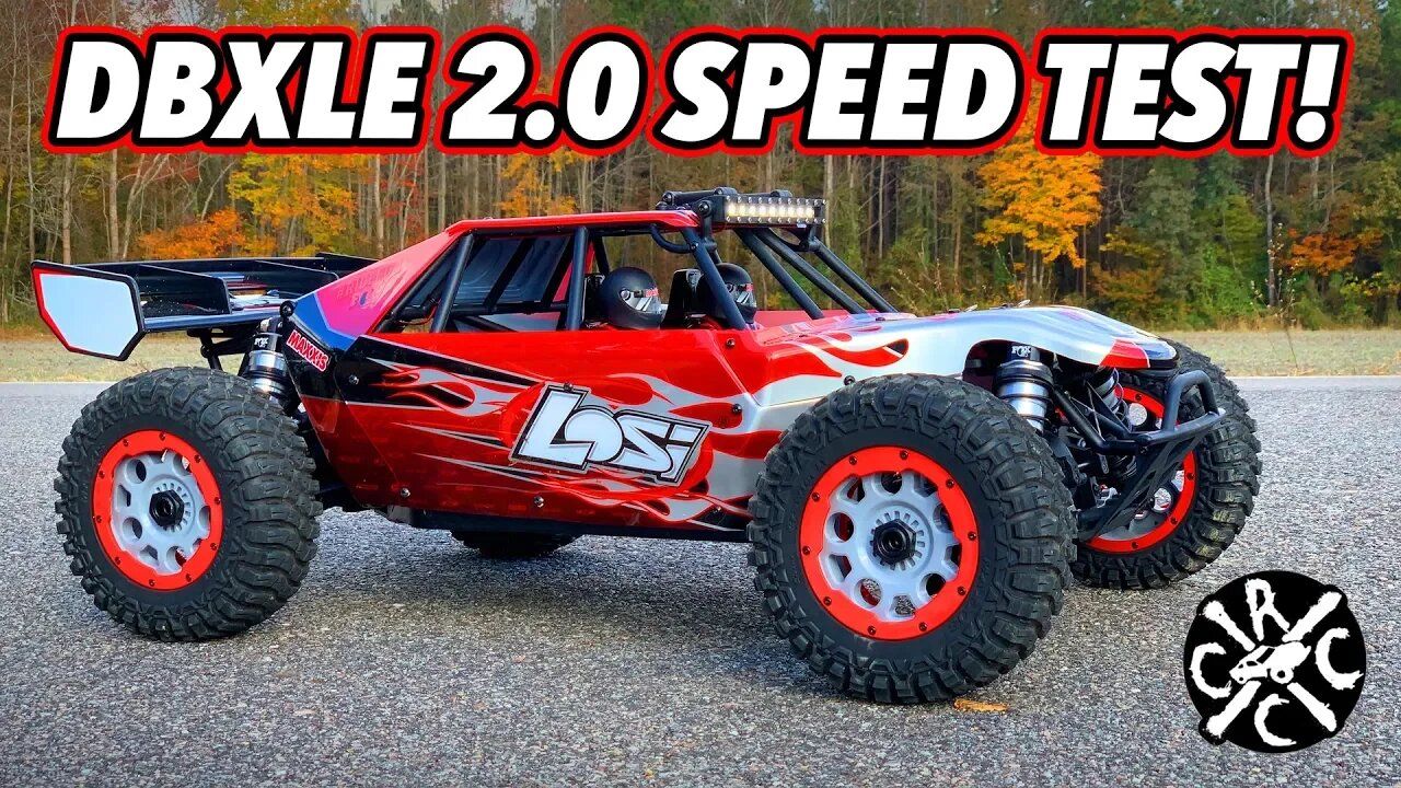 Losi DBXLE 2 Speed Test. How Fast Can This 1/5 Scale Desert Buggy Go On 8S?