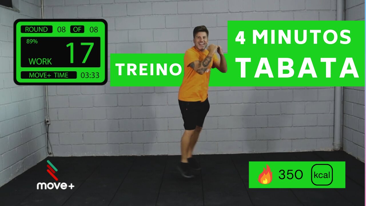4 Minutos Para secar, com treino tabata
