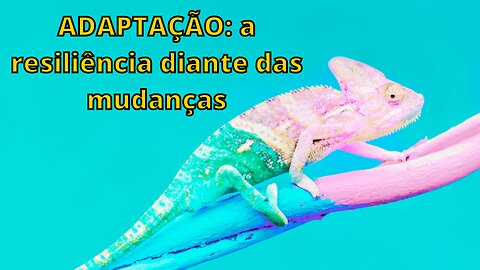 ADAPTAÇÃO: a resiliência diante das mudanças