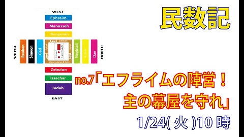 「ヨセフが守る神の家」(民2.18-24)みことば福音教会2023.1.24(火)
