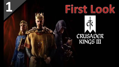 First Look At Crusader Kings 3 as a Welsh Duke [Livestream] l Part 1/7