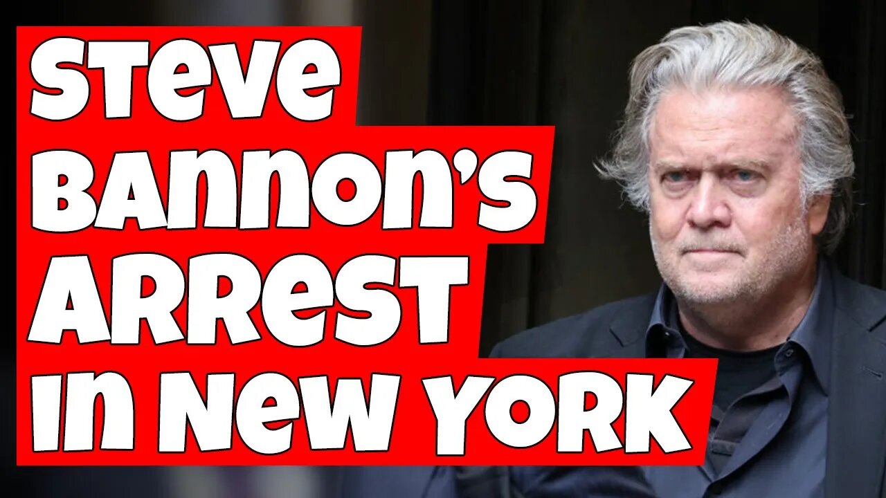 Steve Bannon | Arrested for Defrauding Trump Supporters.