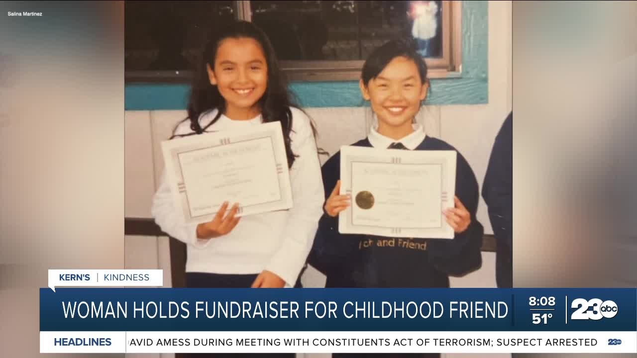 Kern's Kindness: woman holds fundraiser for childhood friend