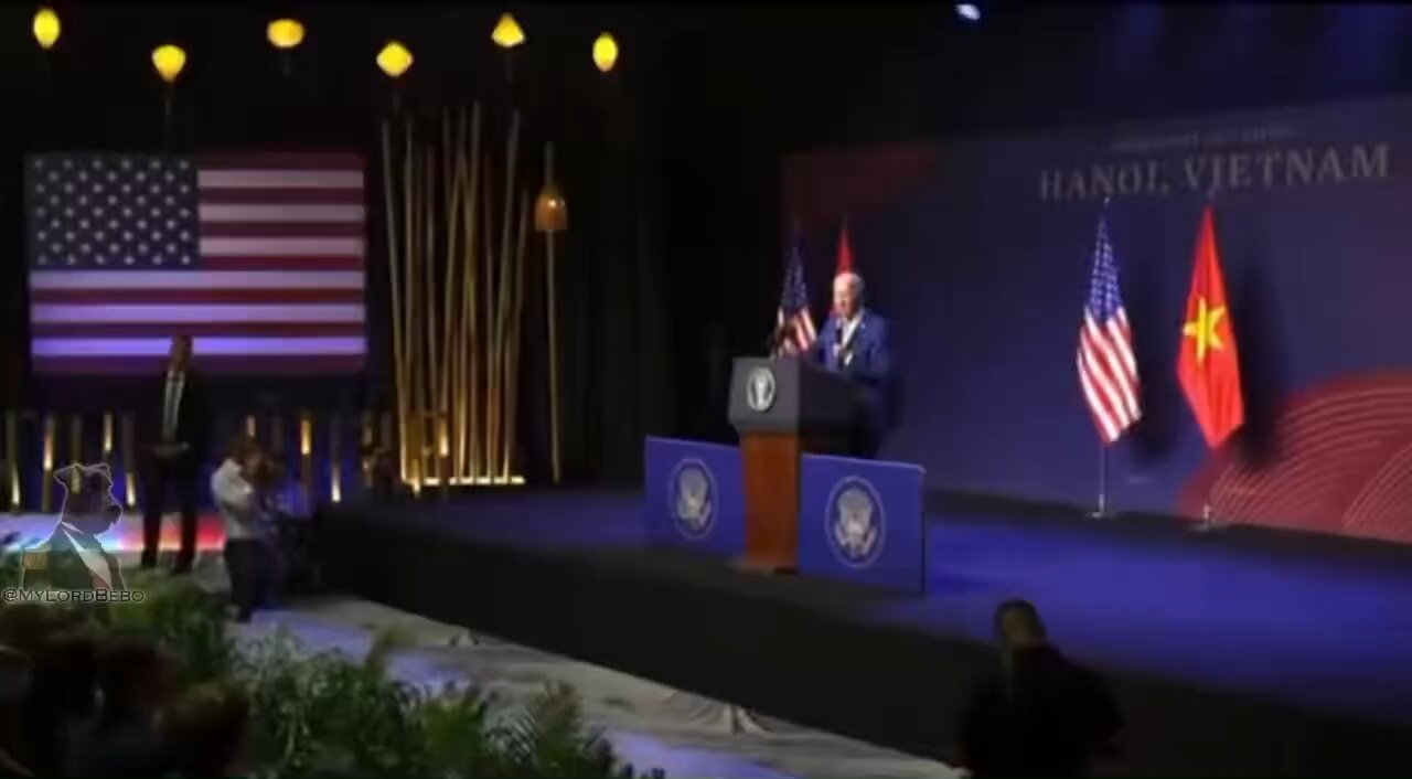 The Biden badmouthing Vietnam then leaving.