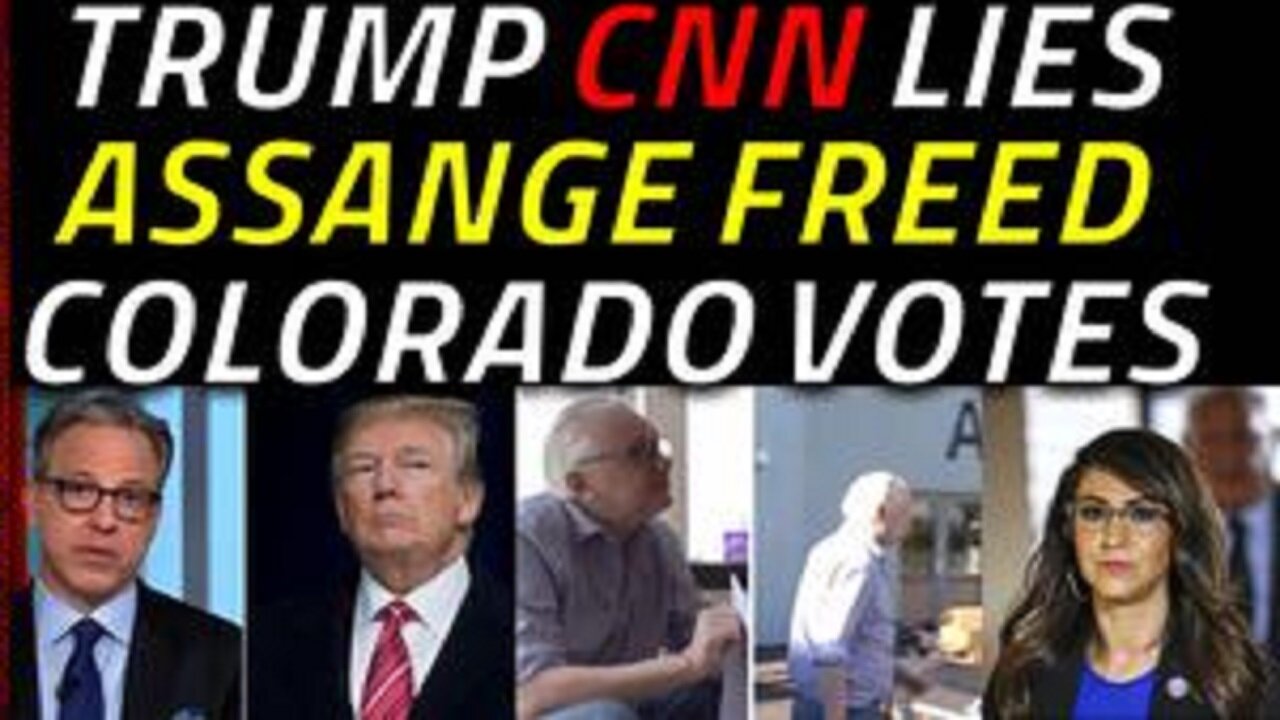 TRUMP: Censored Debates, Assange Freed Equals Q Proof?, & Colorado Votes In Special Election!