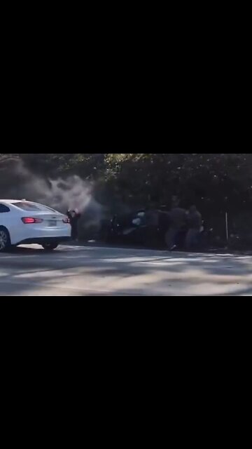 Highway Robbery: Thugs Crash Into Car On Los Angeles Highway Just To Rob The Driver