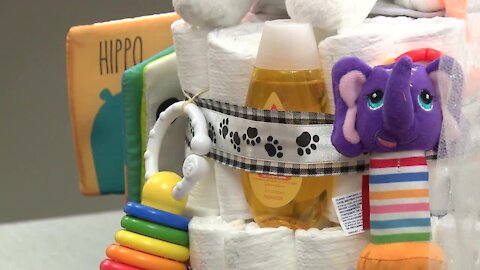 Valley seniors create diaper cakes for new parents in need