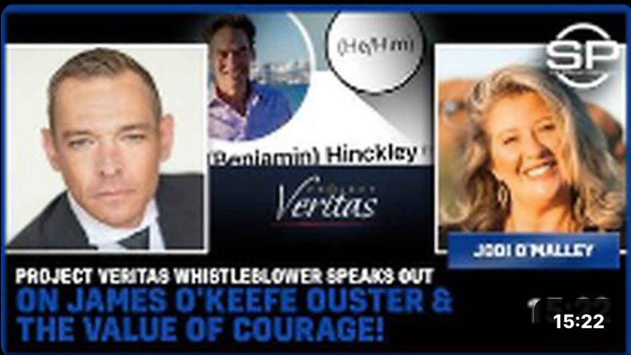 Project Veritas Whistleblower Speaks Out On James O'Keefe Ouster & The Value Of COURAGE!