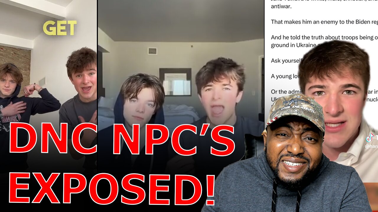 NPC Gen Z TikTokers PANIC And DELETE Video After Getting EXPOSED As Paid DNC Actors