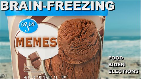 ICE CREAM with a Scoop of BIDEN, Food and ELECTION MEMES