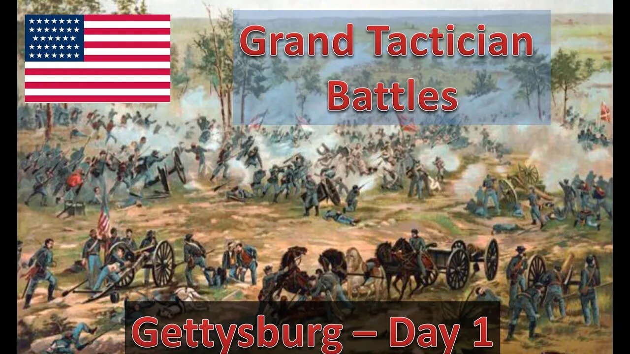 Gettysburg - Day 1 [Union] l Grand Tactician: The Civil War - Historical Battles