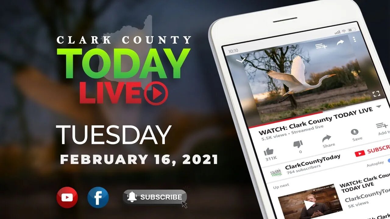 WATCH: Clark County TODAY LIVE • Tuesday, February 16, 2021