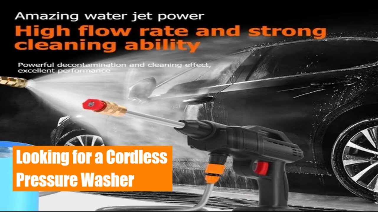 Looking for a cordless Pressure Washer?