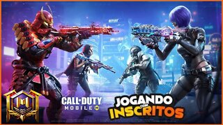 COD MOBILE LIVE - JOGANDO COM OS INSCRITOS BATTLE ROYALE E MULTIJOGADOR AO VIVO