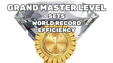 GRAND MASTER LEVEL SMASHES EFFICIENCY RECORD #MIGRO