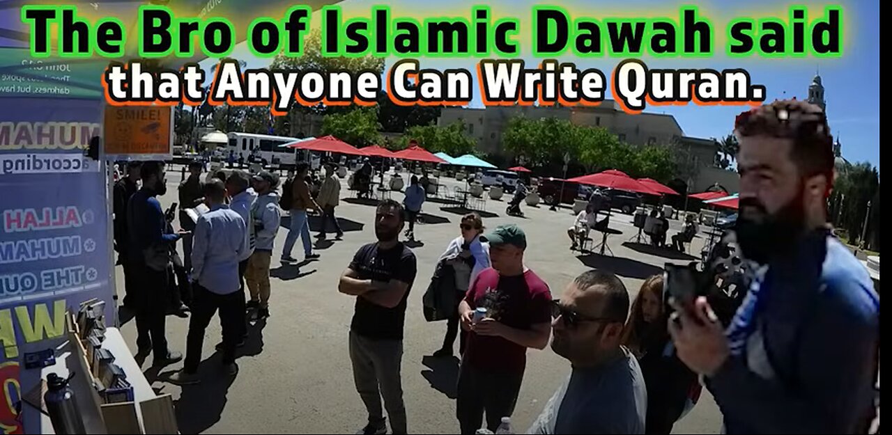 The Bro of Islamic Dawah said that Anyone Can Write Quran