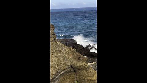 Blow hole Hawaii